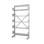 Estante de Aço para biblioteca simples face sem base EBS2000