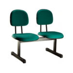 Cadeira Longarina Secretária Injetada Anatômica