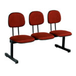 Cadeira Longarina Secretária Laminada