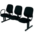 Cadeira Longarina Tecido com Braço