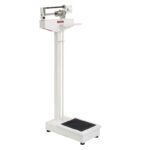 Balança mecânica antropométrica para pesar e medir pessoas