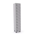 Armário de aço porta objetos 10 portas fechadura com chave 185B