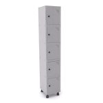 Roupeiro de aço com 5 portas pitão para cadeado GRP 501