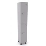 Roupeiro de aço com 2 portas pitão para cadeado GRP 501